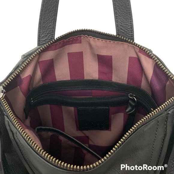 Kooba Bobbi Black Leather Backpack - Picture 3 of 9